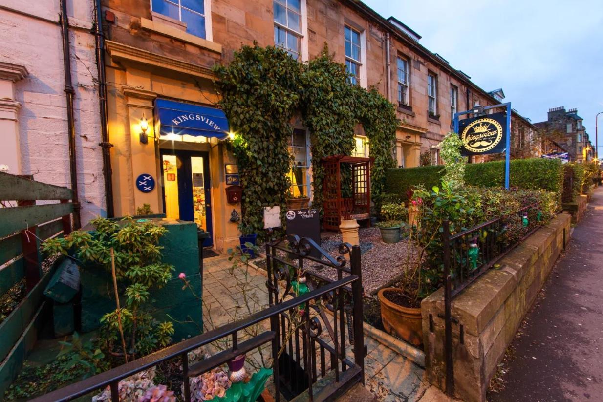 The Kingsview Townhouse - Boutique Hostel Edinburg Exteriör bild